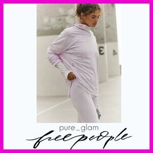 Free People matching set co-ord pants and sweatshirt with hoodie athletic
